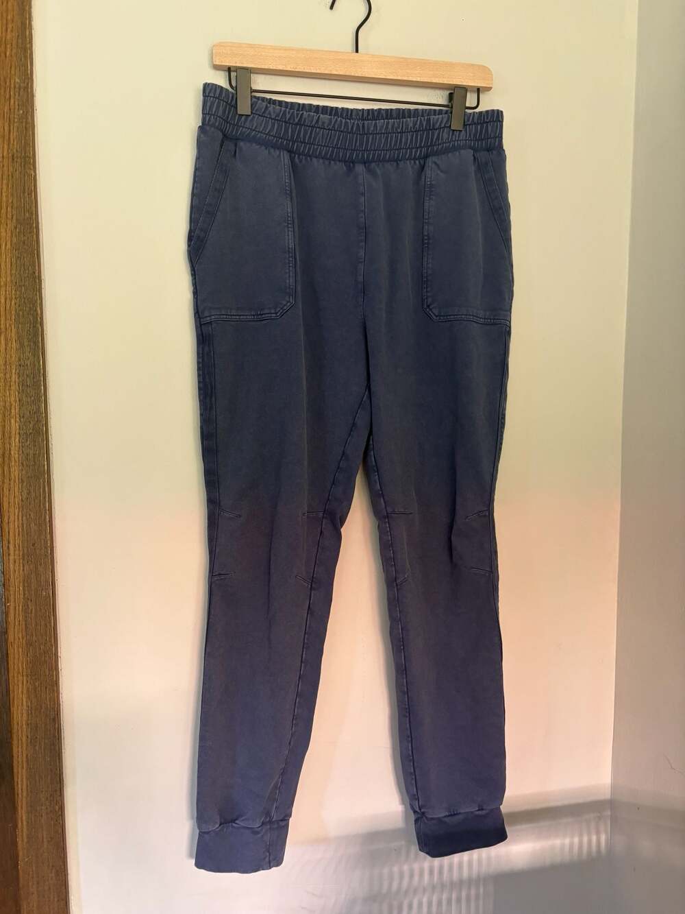 Soft Surroundings Women’s Blue Pull On Relaxed Ankle Jogger Pants Sz S